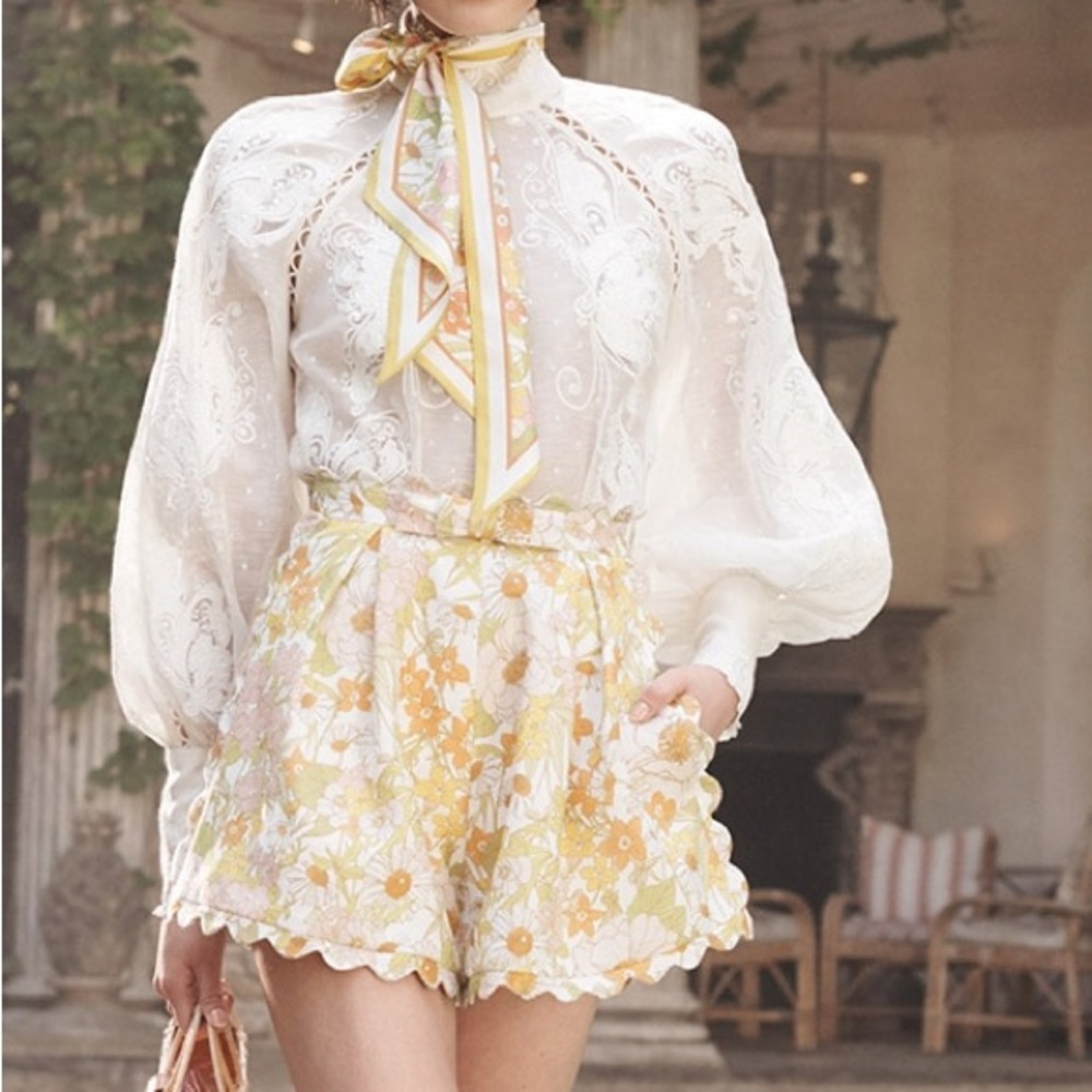 NWT Zimmermann Super Eight Embroidered Shirt US6 - Picture 2 of 10